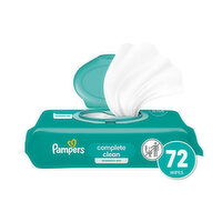 Pampers Baby Clean Wipes Fragrance Free 1X Pop-Top, 72 Each