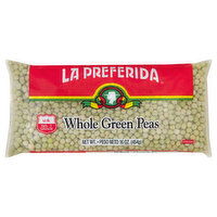 La Preferida Green Peas, Whole, 16 Ounce