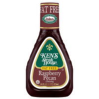 Ken's Steak House Dressing, Fat Free, Raspberry Pecan, 16 Fluid ounce