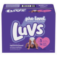 Luvs Diapers Size 5 74 Count, 74 Each