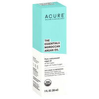 Acure The Essentials Argan Oil, Moroccan, 1 Fluid ounce