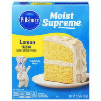 Pillsbury Moist Supreme Lemon Cake Mix, 15.25 Ounce