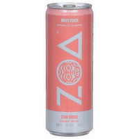 Zoa Energy Drink, Zero Sugar, White Peach, 12 Fluid ounce