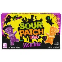 Sour Patch Kids Zombie Orange & Purple Soft & Chewy Halloween Candy, 3.5 oz, 3.5 Ounce