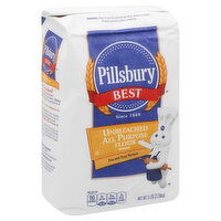 Pillsbury Best All Purpose Flour, Unbleached, Enriched, 5 Pound