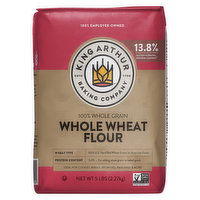 King Arthur Baking Company Flour, Whole Wheat, 5 Pound