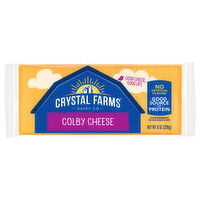 Crystal Farms Colby Cheese, 8 Ounce