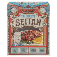 Upton's Naturals Seitan, Traditional, Vegan Chunks, 8 Ounce