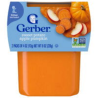 Gerber Sweet Potato Apple Pumpkin, Sitter 2nd Foods, 2 Each