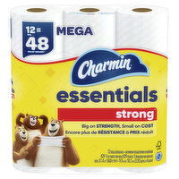 Charmin Essentials Strong Charmin Essentials Strong Toilet Paper 12 Mega Rolls, 12 Each