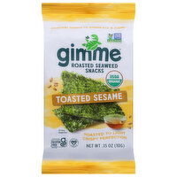 gimMe Seaweed Snacks, Roasted, Toasted Sesame, 0.35 Ounce