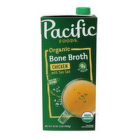 Pacific Foods Organic Chicken Bone Broth With Sea Salt, 32 Ounce