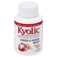 Kyolic Formula 101, Stress & Fatigue Relief, Capsules, 100 Each