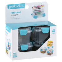 Good Cook Food Storage, Mini Snap, 4 Pack, 4 Each