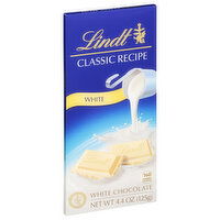 Lindt Classic Recipe White Chocolate, White, 4.4 Ounce
