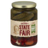 Gedney State Fair Pickles, Artisan, Grandma's Baby Dills, 24 Ounce