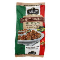 Cooked Perfect Meatballs, Homestyle, Bite Size, 18 Ounce