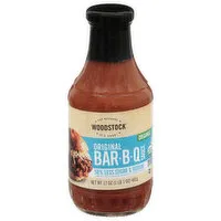 Woodstock Bar-B-Q Sauce, Organic, Original, 17 Ounce