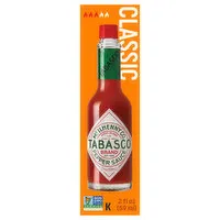 Tabasco Brand Pepper Sauce, Classic, 2 Fluid ounce