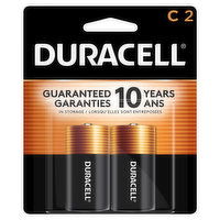 Duracell Batteries, Alkaline, C, 2 Pack, 2 Each