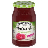 Smucker's Natural Fruit Spread, Red Raspberry, 17.25 Ounce