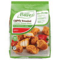 Just Bare® Lightly Breaded Spicy Chicken Breast Bites, 1.5 Pound