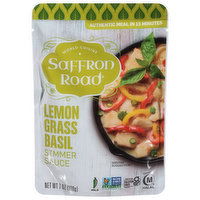 Saffron Road Simmer Sauce, Lemon Grass Basil, 7 Ounce