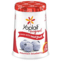 Yoplait Original Yogurt, Low Fat, Mountain Blueberry, 6 Ounce