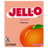 Jell-O Peach Gelatin Dessert Mix, 3 Ounce