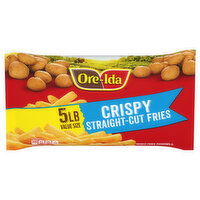 Ore-Ida Fries, Straight-Cut, Crispy, 5 Pound