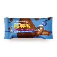 Sweet Nothings Nut Butter Bites, Chocolate Peanut Butter, 1.4 Ounce