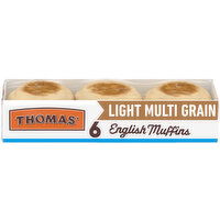 Thomas' Light Multi-Grain English Muffins, 6 count, 6 Each