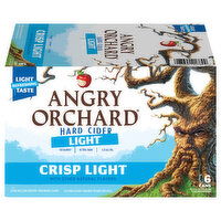 Angry Orchard Hard Cider, Crisp Light, 6 Each