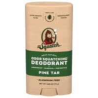 Dr. Squatch Deodorant, Odor Squatching, Pine Tar, 2.65 Ounce