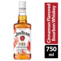 Jim Beam Kentucky Fire Bourbon Whiskey, 750 Millilitre