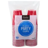 Essential Everyday Party Cups, Plastic, 18 Ounces, 50 Each