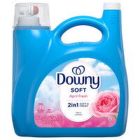 Downy Fabric Softener, 2 in 1, April Fresh, Soft, 1 Gallon