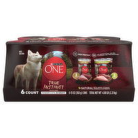 Purina One True Instinct Dog Food, Turkey & Venison/Chicken & Duck, Tender Cuts in Gravy, Adult, 6 Each