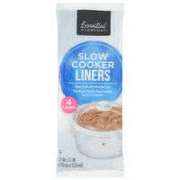 Essential Everyday Liners, Slow Cooker, 4 Each