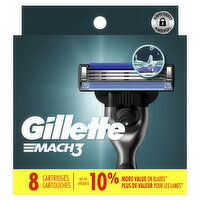 Gillette Gillette Mach3 Mach3 Razor Refills for Men, 8 Each