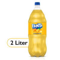 Fanta  Pineapple Soda Fruit Flavored Soft Drink, 2 Litre