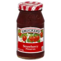 Smucker's Preserves, Strawberry, 12 Ounce