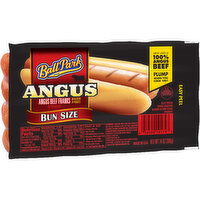 Ball Park Bun Length Hot Dogs, Angus Beef, 8 Each