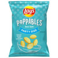 Lay's Poppables Potato Snacks, Sea Salt, Party Size, 8.125 Ounce