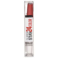Maybelline Super Stay Lip Color/Balm Topcoat, 24 Color, 150 Timeless Toffee, 1 Each