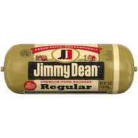 Jimmy Dean Premium Pork Regular Breakfast Sausage Roll, 16 ounces, 16 Ounce