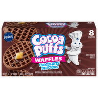 Cocoa Puffs Waffles, Chocolatey Delicious, 8 Each