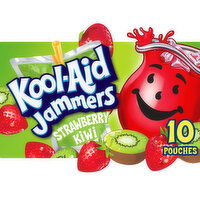 Kool-Aid Jammers Jammers Strawberry Kiwi Artificially Flavored Soft Drink, 10 Each