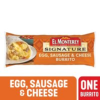 El Monterey Signature Burrito, Egg, Sausage & Cheese, 4.5 Ounce