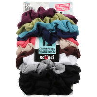 Scunci Scrunchies, Value Pack, 12 Each